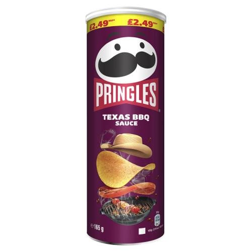 PRINGLES TEXAS BBQ - 165G - PRINGLES