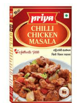 PRIYA CHILLI CHICKEN MASALA - 50G - PRIYA