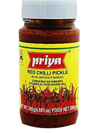 PRIYA RED CHILLI PICKLE - 300G - PRIYA