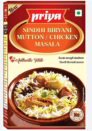 PRIYA SINDHI BIRIYANI MASALA - 50G - PRIYA