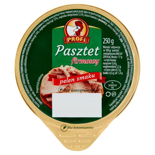 PROFI CHICKEN PATE (PASZTET Z DROBIU) 250G - PROFI