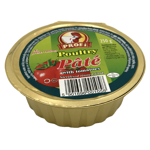 PROFI CHICKEN PATE TOMATO - 250G - PROFI