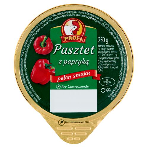 PROFI POULTRY PATE WITH PAPRIKA - 250G - PROFI