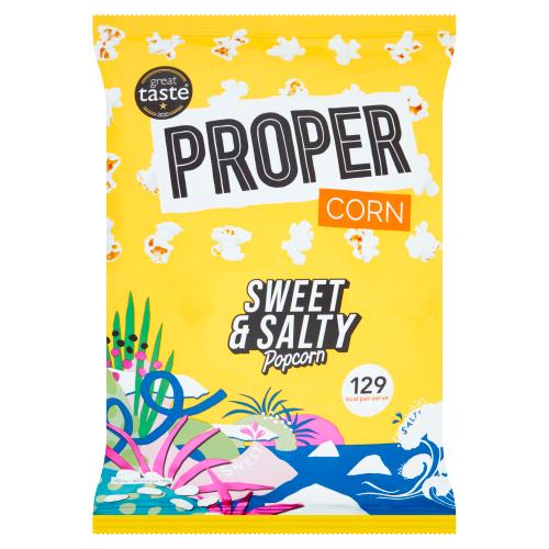 PROPERCORN SWEET & SALTY POPCORN - 90G - PROPER