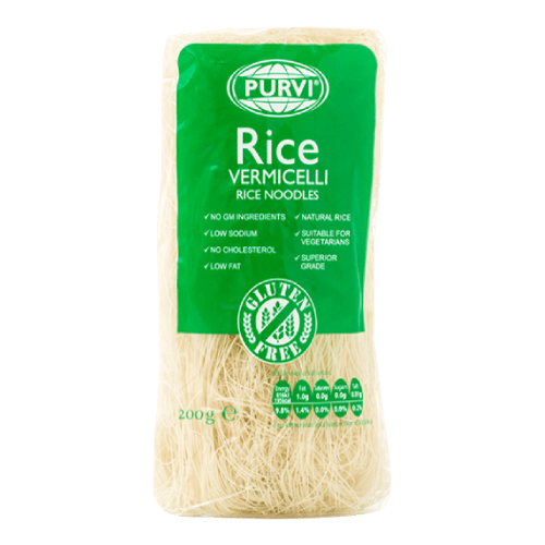 Purvi Rice Vermicelli White - 200g – Alli Bhavan
