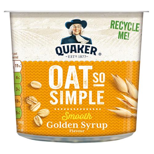 QUAKER OAT SO SIMPLE POTS GOLDEN SYRUP - 50G - QUAKER