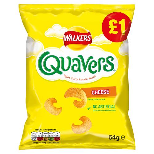 QUAVERS CHEESE - 54G - QUAVERS