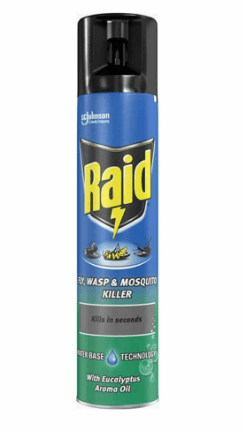 RAID FLY WASP & MOSQUITO KILLER - 300 ML - Branded