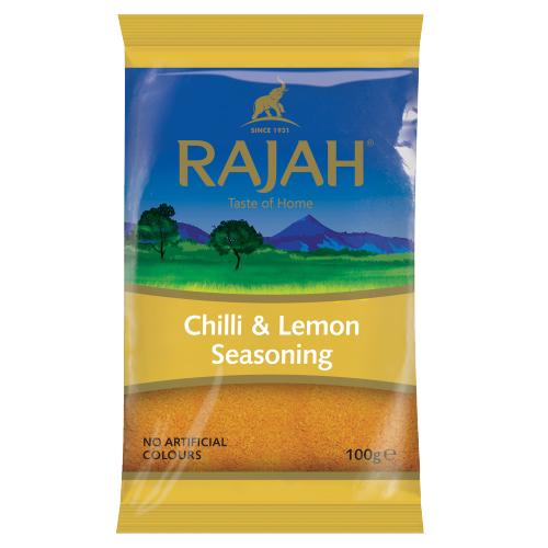 RAJAH CHILLI & LEMON SEASONING - 100G - RAJAH