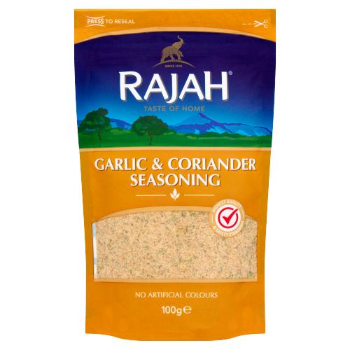 RAJAH GARLIC AND CORIANDER SEASONING - 100G - RAJAH