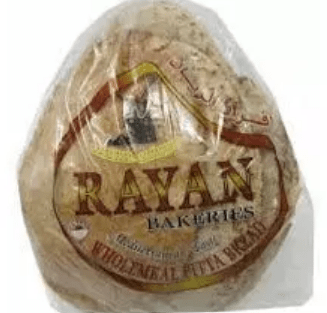 RAYAN WHOLEMEAL PITTA BREAD - Branded