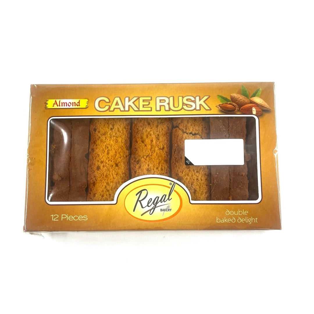 REGAL ALMOND CAKE RUSK - 12PCS - REGAL BAKERY