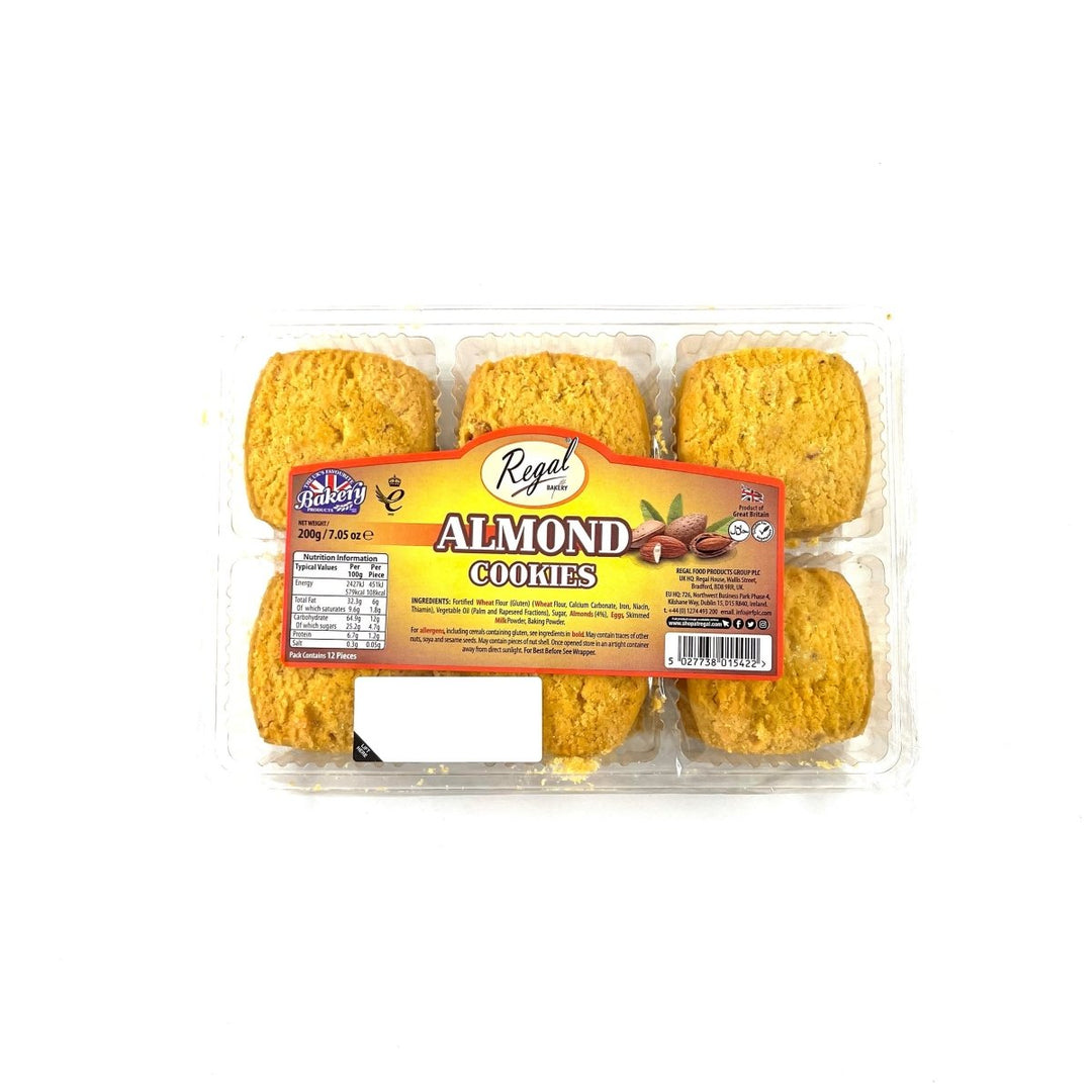 REGAL ALMOND COOKIES - 12PCS - REGAL BAKERY