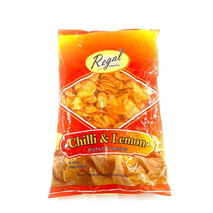 REGAL CHILLI & LEMON POTATO CRISPS - 300G - REGAL