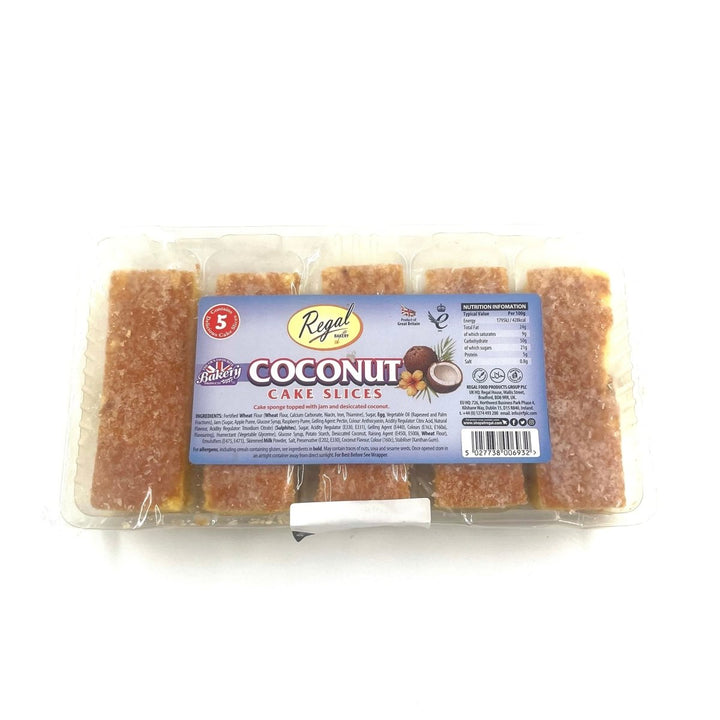 REGAL COCONUT CAKE SLICES - 5PCS - REGAL