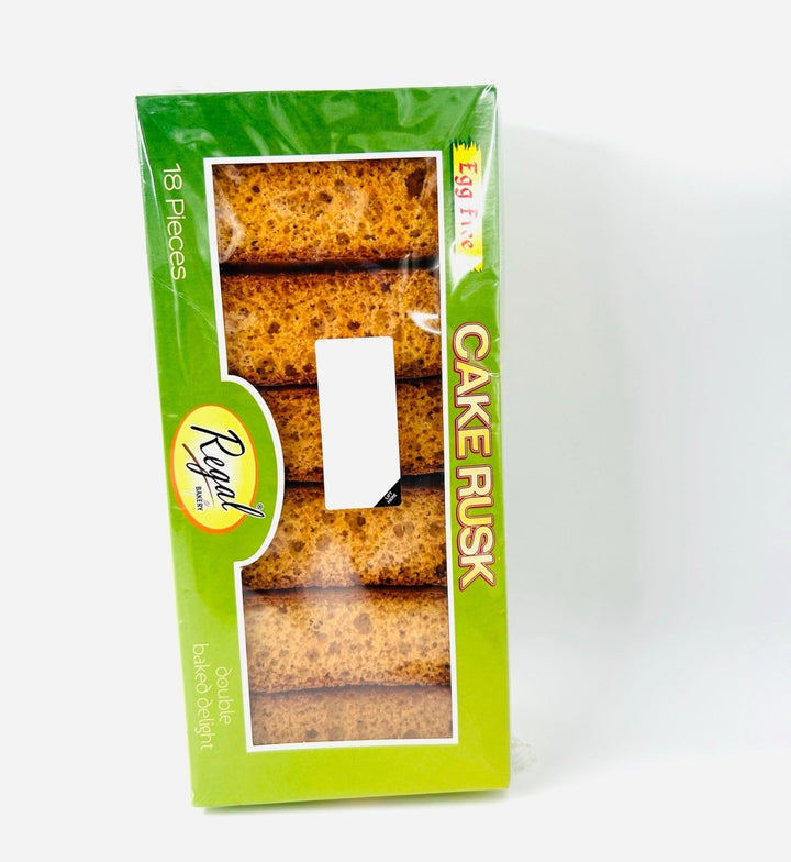 REGAL EGG FREE CAKE RUSK - 18PCS - REGAL BAKERY