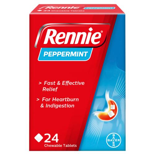 RENNIE GSL PEPPERMINT - 24PK - RENNIE