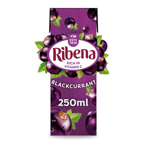 RIBENA BLACKCURRANT (CARTON) - 250ML - RIBENA