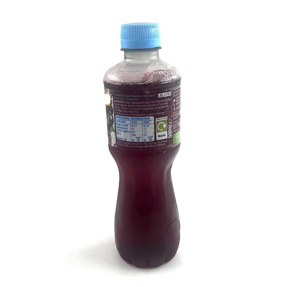 RIBENA LIGHT BLACK CURRENT NO ADDED SUGAR - 500ML - RIBENA