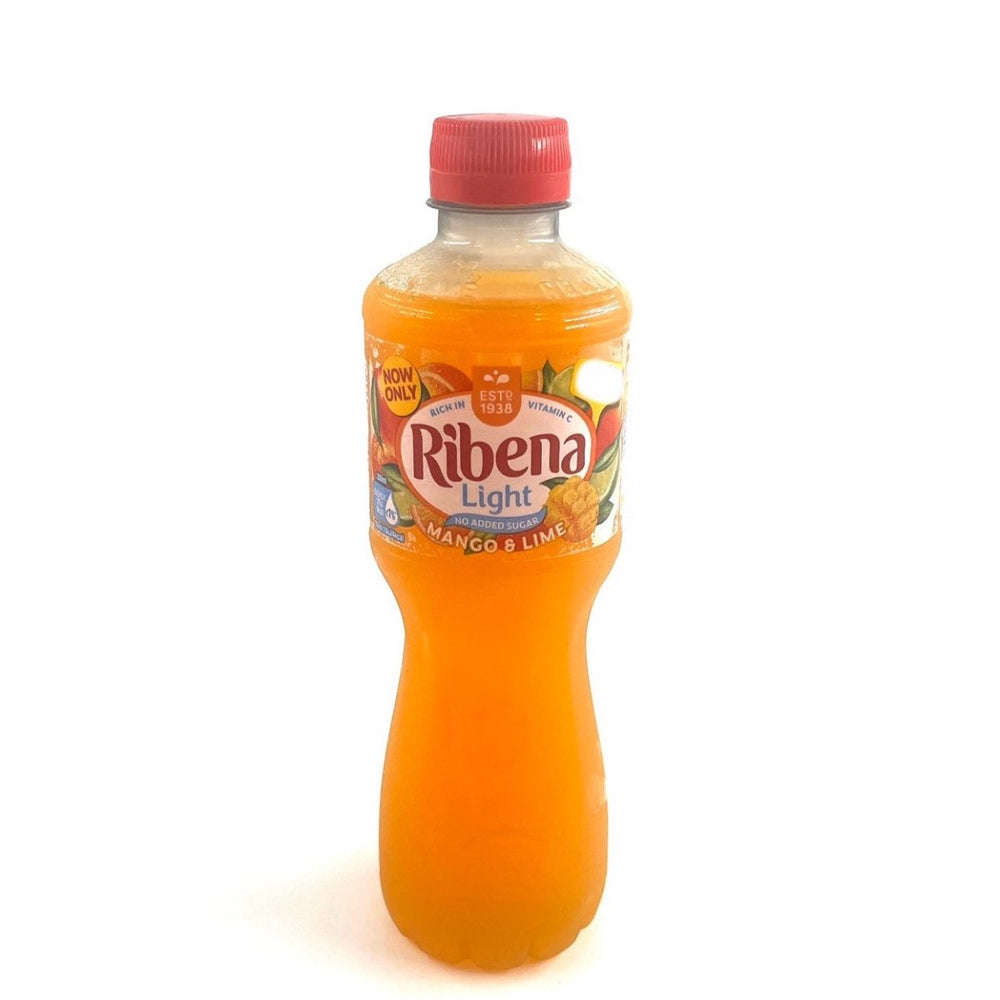 RIBENA LIGHT MANGO & LIME NO ADDED SUGAR DRINK - 500ML - RIBENA