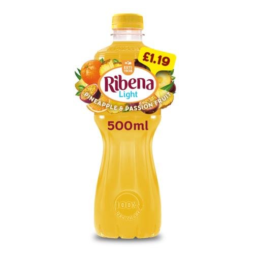 RIBENA PINEAPPLE & PASSIONFRUIT - 500ML - RIBENA