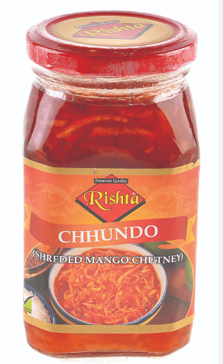 RISHTA CHHUNDO SHREDED MANGO CHUTNEY - 450G - RISHTA