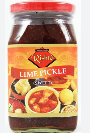 RISHTA LIME PICKLE SWEET - 450G - RISHTA