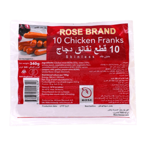 ROSE CHICKEN FRANK - 340G - ROSE