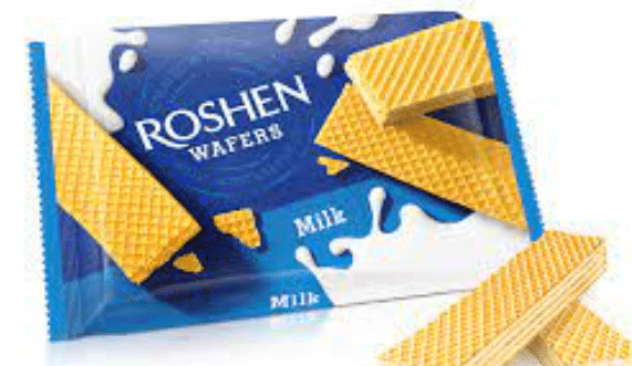 ROSHEN WAFERS MILK - 72G - Branded