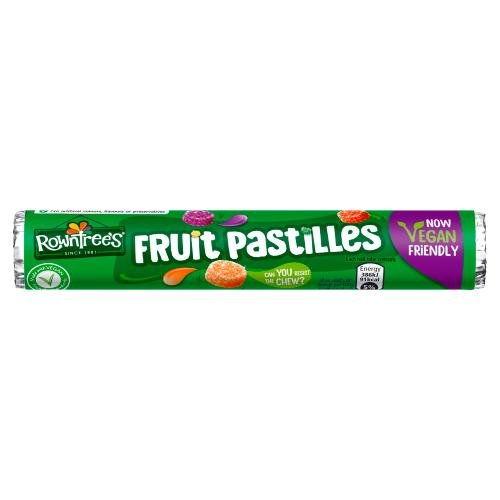 ROWNTREES FRUIT PASTILLES VEGAN - 50G - ROWNTREE