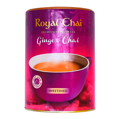 ROYAL CHAI GINGER CHAI SWEETENED - 400G - ROYAL CHAI