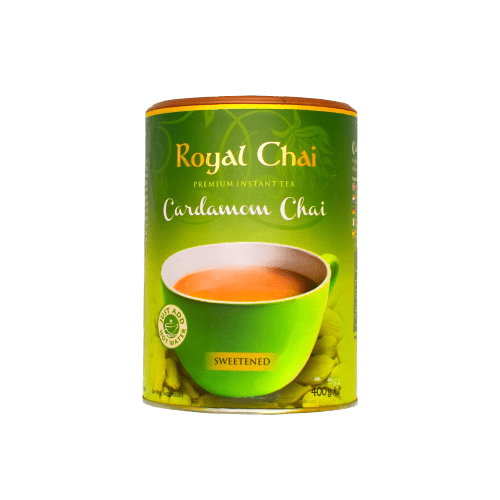 ROYAL CHAI PREMIUM INSTANT TEA CARDAMOM CHAI - 400G - ROYAL CHAI