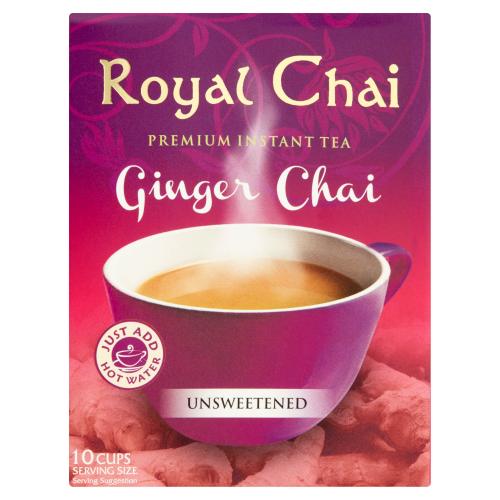 ROYAL CHAI PREMIUM INSTANT TEA GINGER CHAI - 180G - ROYAL CHAI