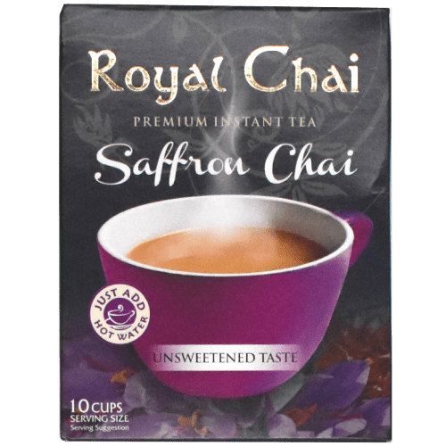 ROYAL CHAI SAFFRON CHAI UNSWEETENED TASTE - 140G - ROYAL CHAI