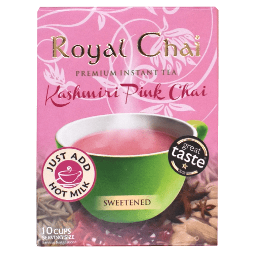 ROYAL CHAI SWEETENED KASHMIRI PINK TEA SACHETS - 200G - ROYAL CHAI