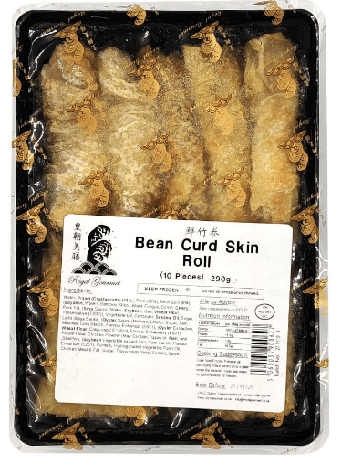 ROYAL GOURMET BEAN CURD SKIN ROLL (10 PIECES) - 290G - ROYAL GOURMET