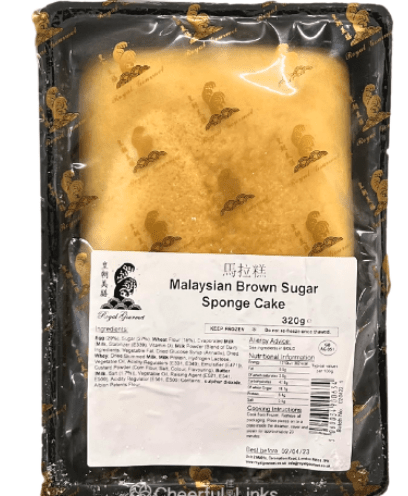 ROYAL GOURMET MALAYSIAN BROWN SUGAR SPONGE CAKE - 320G - ROYAL GOURMET