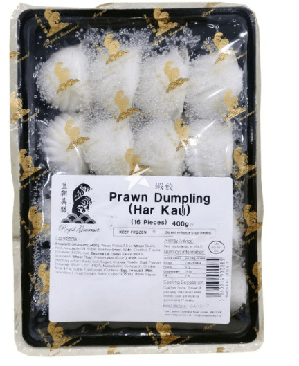 ROYAL GOURMET PRAWN DUMPLING (16 PIECES) - 400G - ROYAL GOURMET