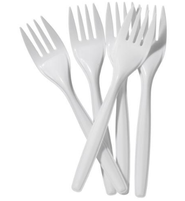 ROYAL MARKETS PLASTIC STANDARD FORK - 100PIECES - ROYAL MARKETS