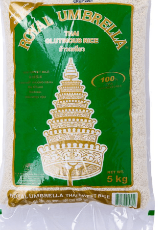 ROYAL UMBRELLA THAI GLUTINOUS RICE - 5KG - ROYAL UMBRELLA