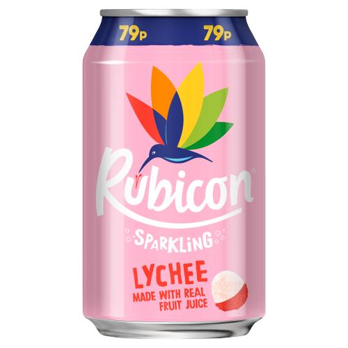 RUBICON SPARKLING LYCHEE - 330ML - RUBICON