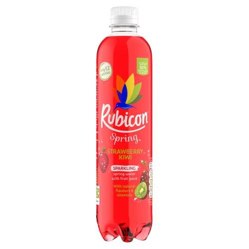 RUBICON SPRING SPARKLING STRAWBERRY & KIWI - 500ML - RUBICON