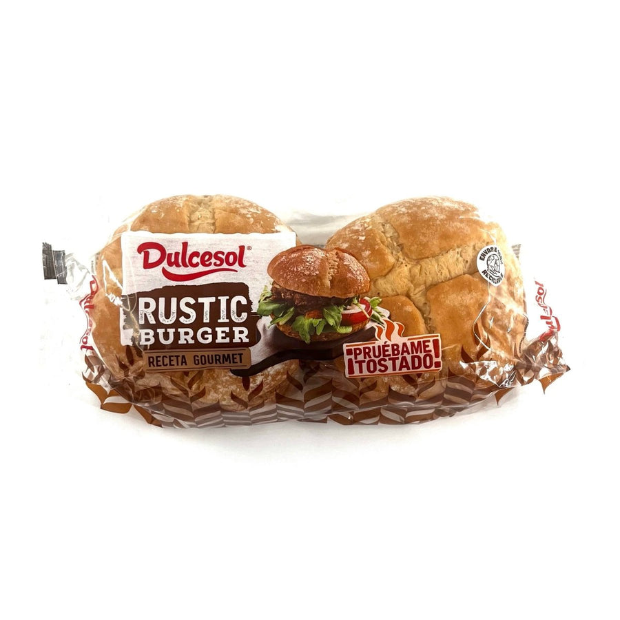 RUSTIC BURGER BUNS - 300G - RUSTIC