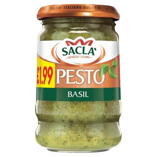 SACLA BASIL PESTO - 190G - SACLA