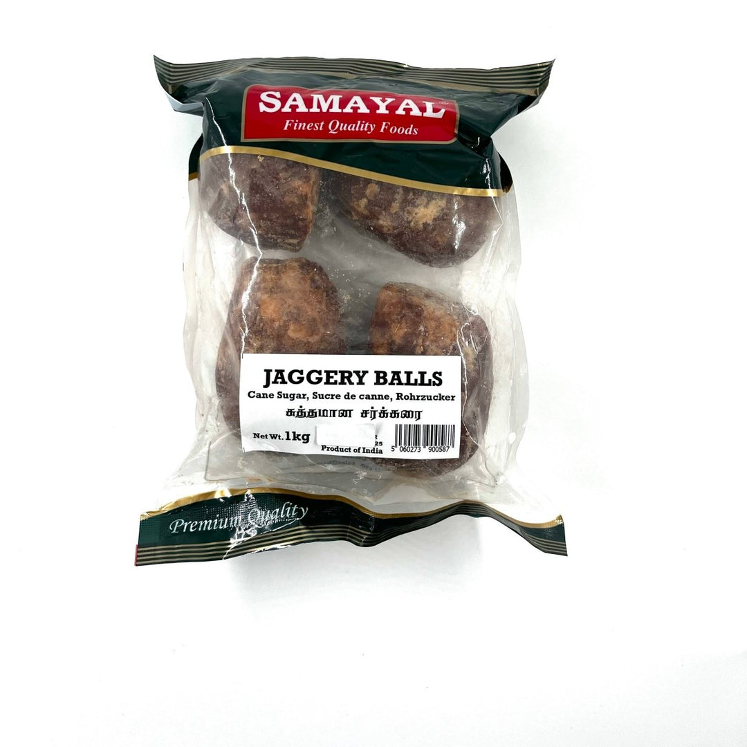 SAMAYAL JAGGERY BALL BLACK - 1KG - SAMAYAL