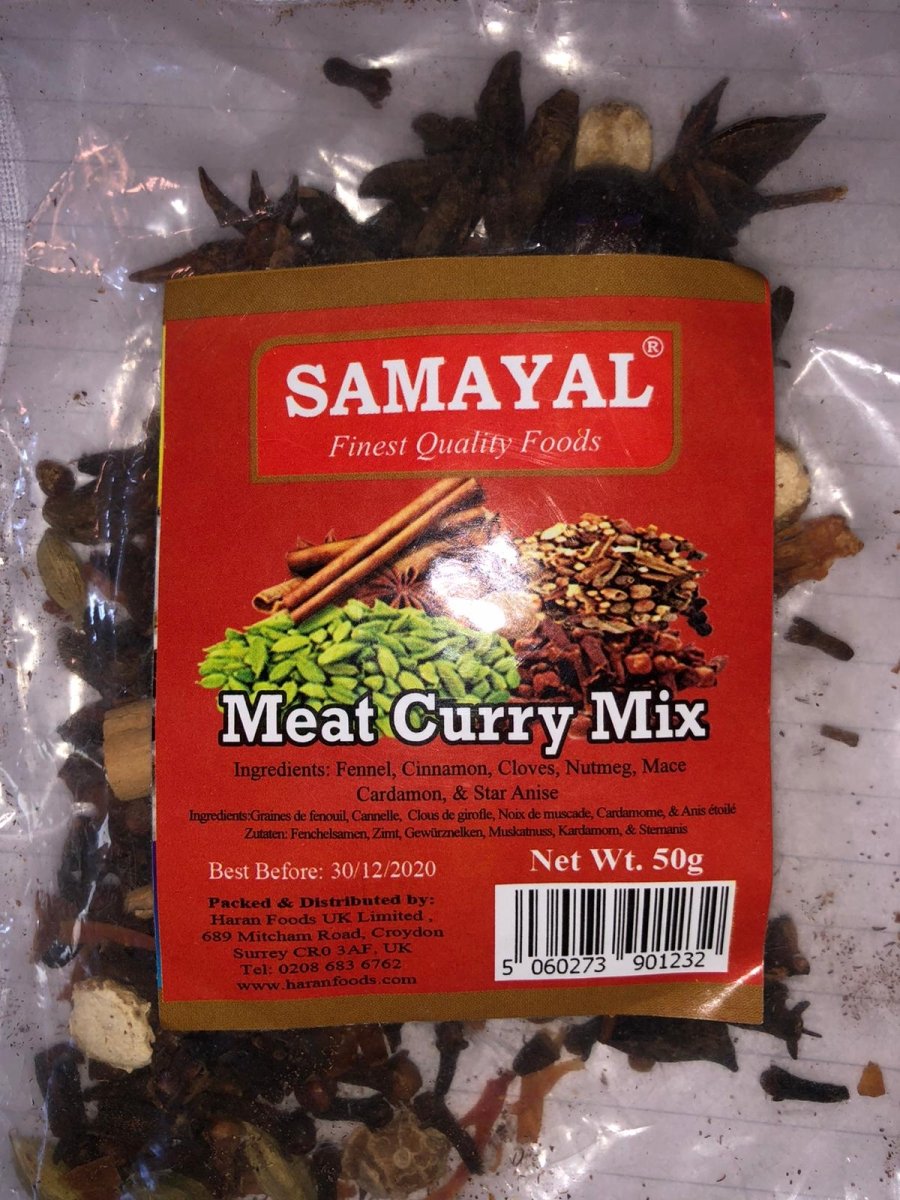 SAMAYAL MEAT CURRY MIX - 50G - SAMAYAL