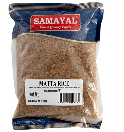 SAMAYAL PALAKADAN MATTA RICE - 5KG - SAMAYAL