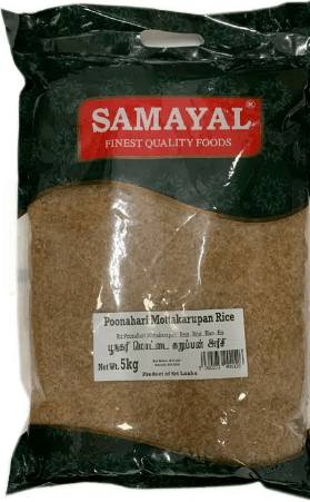 SAMAYAL POONAHARI MOTTAKARUPAN RICE - 5KG - SAMAYAL