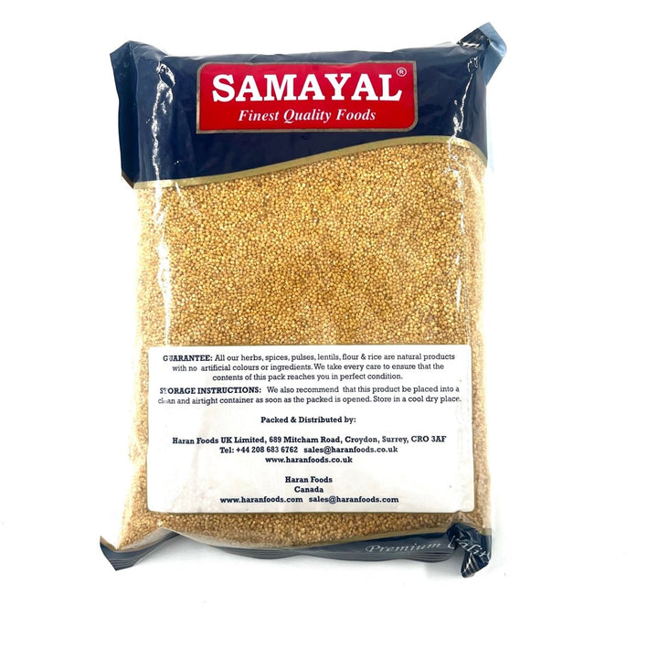 SAMAYAL THINNAI ARISI FOXTAIL MILLET - 1KG - SAMAYAL