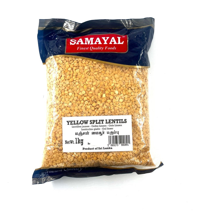 SAMAYAL YELLOW LENTILS - 1KG - SAMAYAL